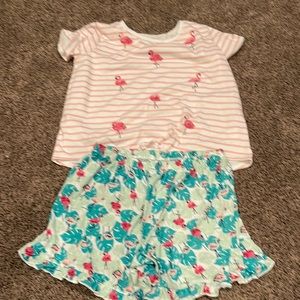 Girls shorts pajama set